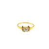 20K Yellow Gold Diamond Ring