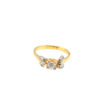 20K Yellow Gold Diamond Ring