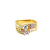 20K Yellow Gold Diamond Ring