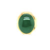 20K Yellow Gold Jade Ring