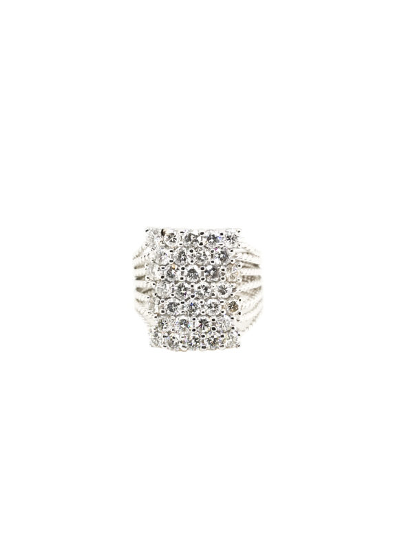 14K White Gold Diamond Ring