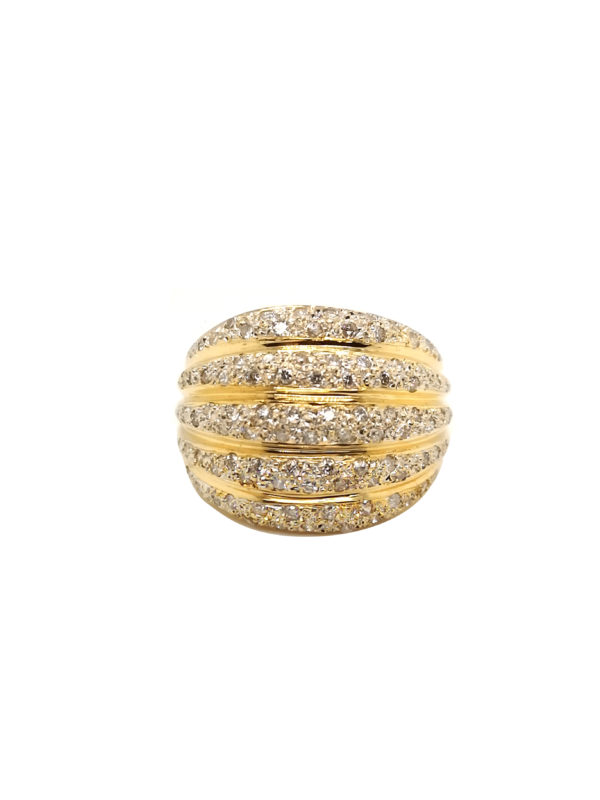 18K Yellow Gold Diamond Ring