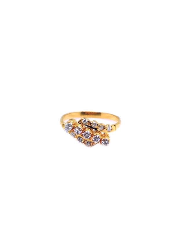 18K Yellow Gold Diamond Ring