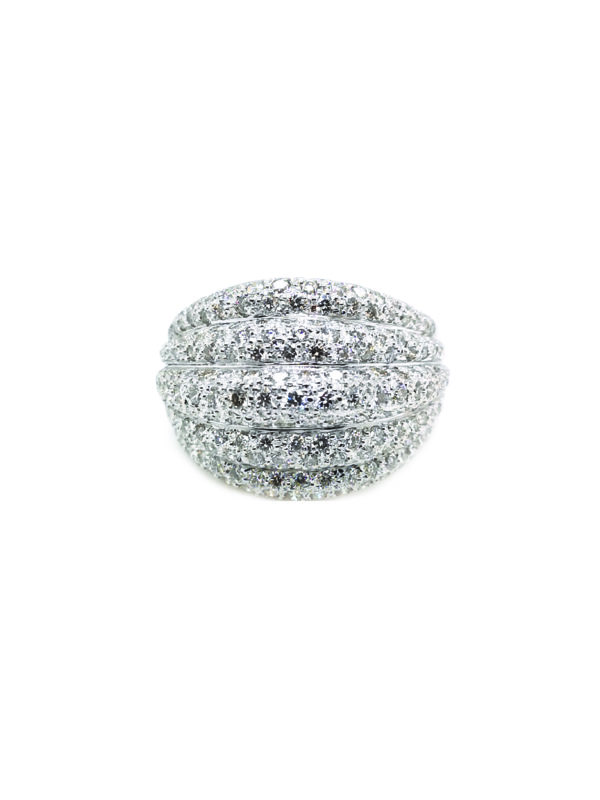 18K White Gold Diamond Ring