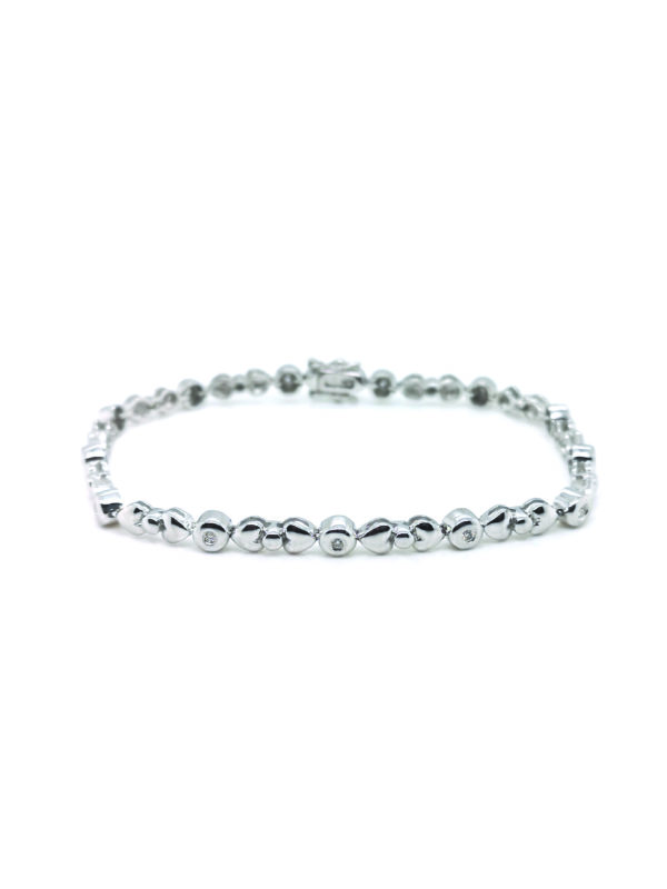 18K White Gold Diamond Bracelet