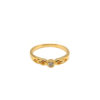 18K Yellow Gold Diamond Ring