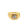 20K Yellow Gold Diamond Ring