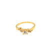 20K Yellow Gold Diamond Ring