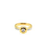 18K Yellow Gold Diamond Ring