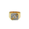 18K Yellow Gold Diamond Ring