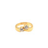 18K Yellow Gold Diamond Ring