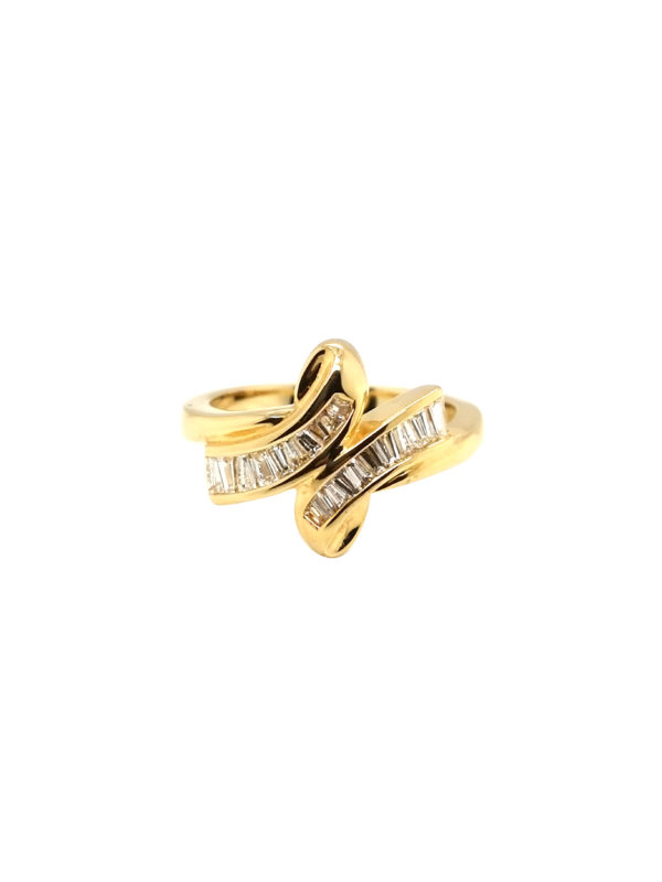 18K Yellow Gold Diamond Ring