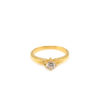 18K Yellow Gold Diamond Ring