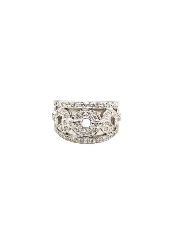 18K White Gold Diamond Ring