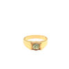 20K Yellow Gold Diamond Ring