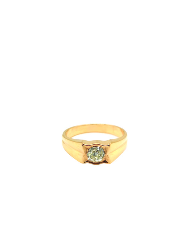 20K Yellow Gold Diamond Ring