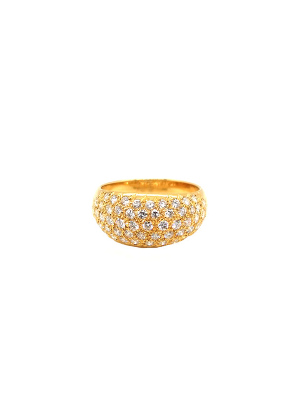 20K Yellow Gold Diamond Ring