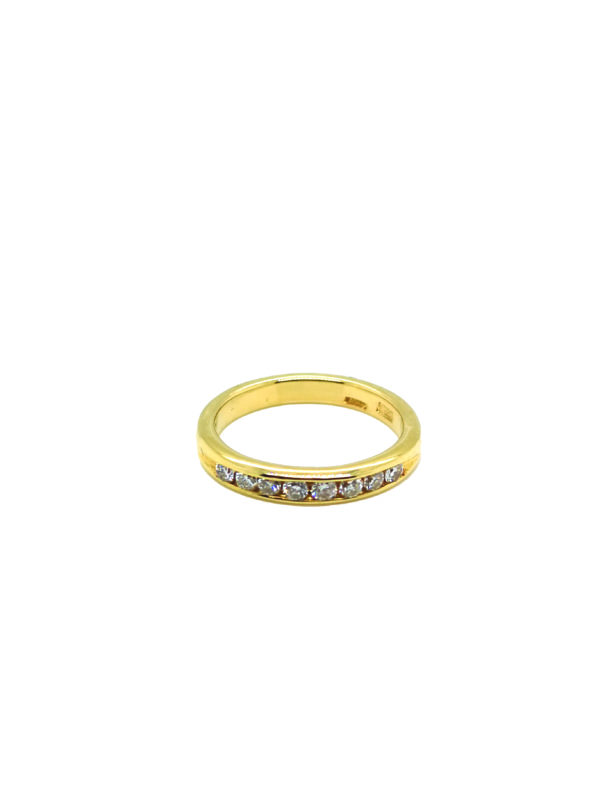 18K Yellow Gold Diamond Ring