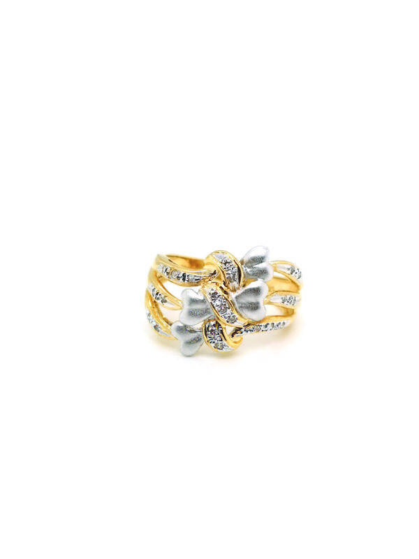 18K Yellow Gold Diamond Ring