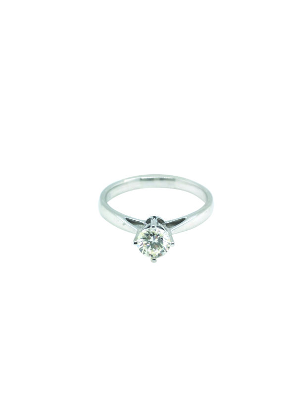 14K White Gold Diamond Ring