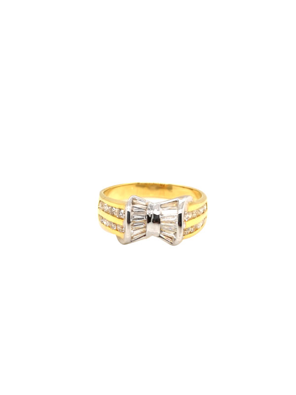 18K Yellow Gold Diamond Ring