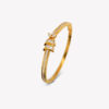 20K Yellow Gold Diamond Bangle