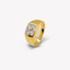 18K Yellow Gold Diamond Ring