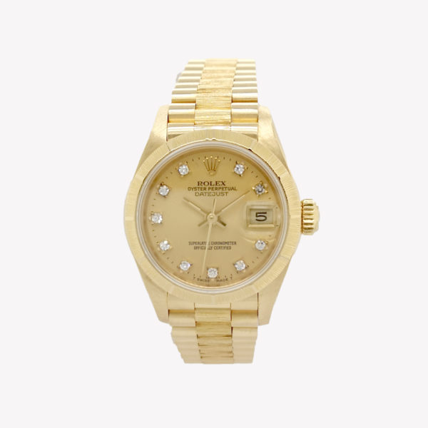 18K Yellow Gold Rolex Datejust Diamond Ladies 69278