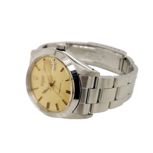 ROLEX OYSTERDATE PRECISION 6694 WATCH RIGHT VIEW