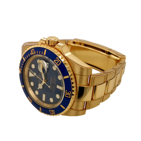 18K Rolex Submariner 16618LB Right View