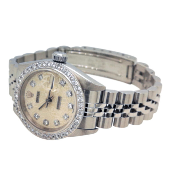 Rolex Lady-Datejust Diamond 69174 side view 2