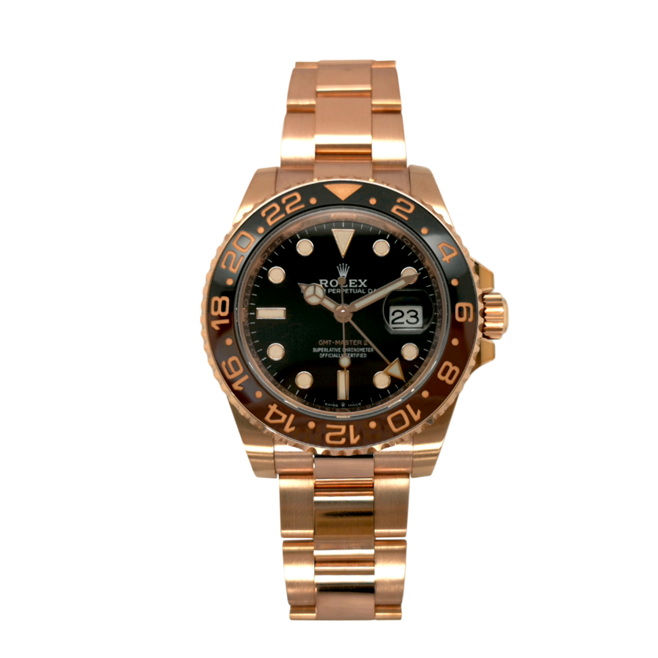 18K Rolex Gmt-Masrer II 126715CHNR